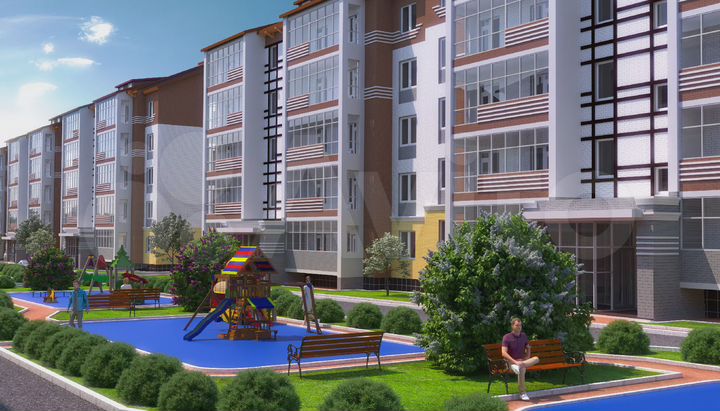 1-к. квартира, 49,4 м², 5/5 эт.