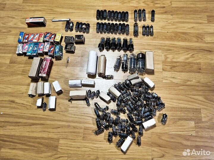 Радиолампы СССР (мешок) за все