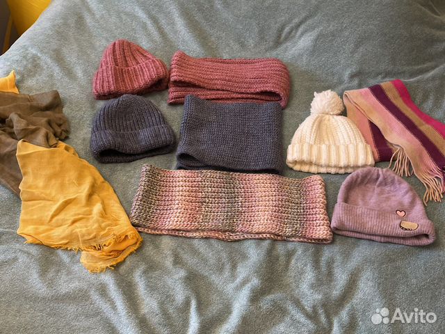 Женский шарф шапка палантин снуд 1 мешком