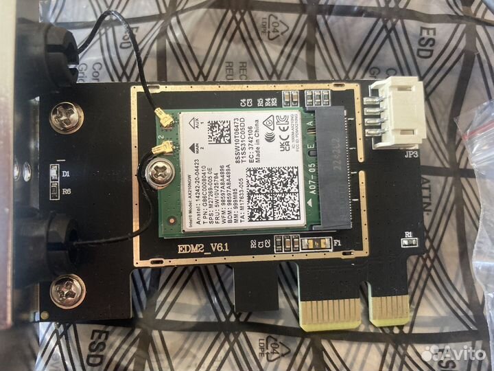 WiFi 6E AX210NGW в слот PCI-E адаптер