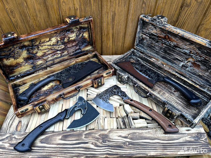 Топор барс ручной работы