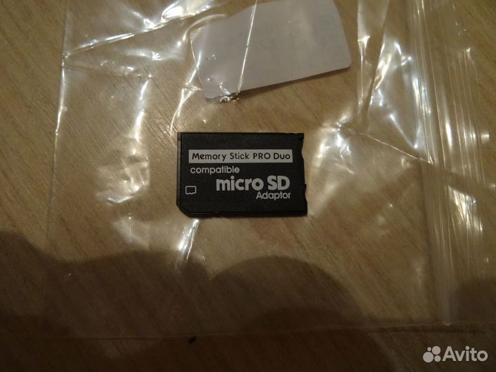Адаптер sony MS PRO DUO под micro SD