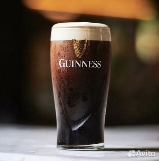 Бокалы пивные Guinness 0,5 новые