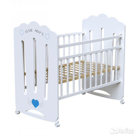 Кроватка детская Little Heart кол.-кач./маят/ящик
