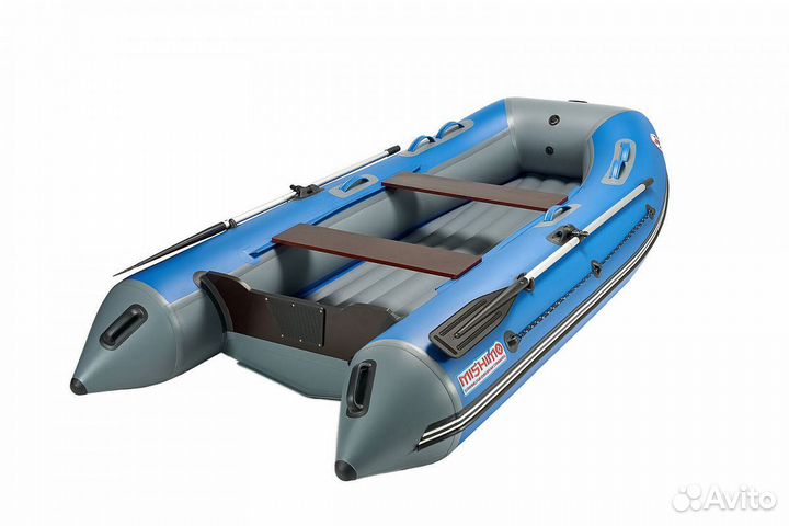 Японская Лодка mishimo lite 430 синяя