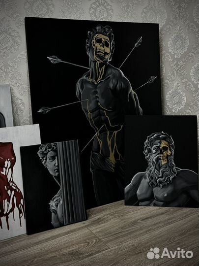 Интерьерная картина акрилом