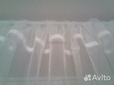 Нежный воздушный тюль новый в упаковке
