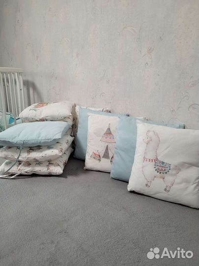 Бортики-подушки в детскую кроватку Lappetti