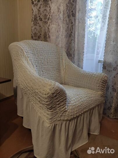 Еврочехол на диван и 2 кресла