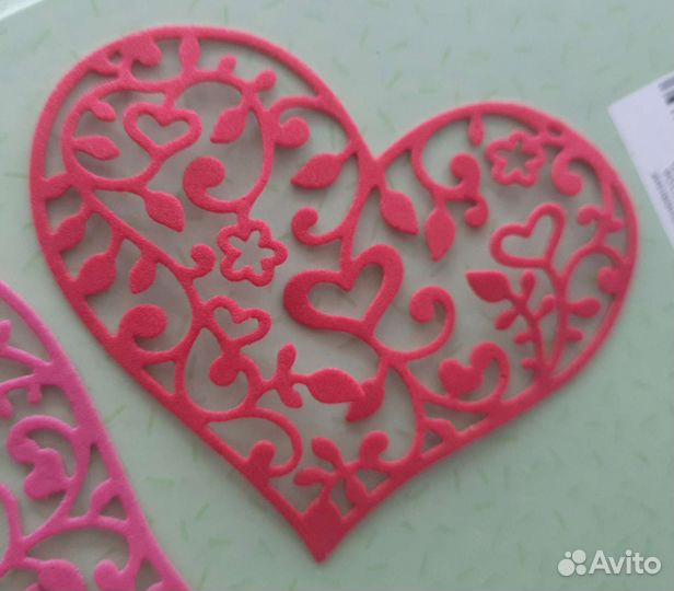 Вырубка Сердечки из фоамирана