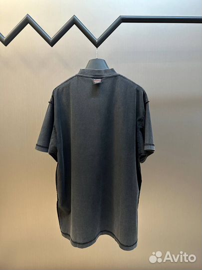 Футболка Balenciaga Metalhead премиум 1 1 оверсайз