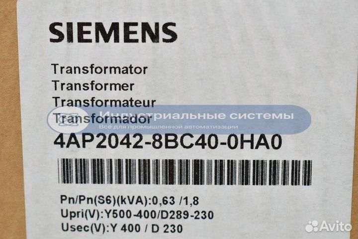 Трансформатор Siemens 4AP2042-8BC40-0HA0