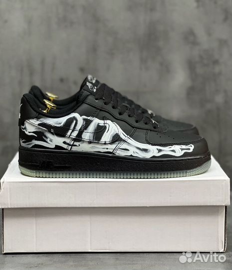 Nike Air Force 1 Low Black Skeleton