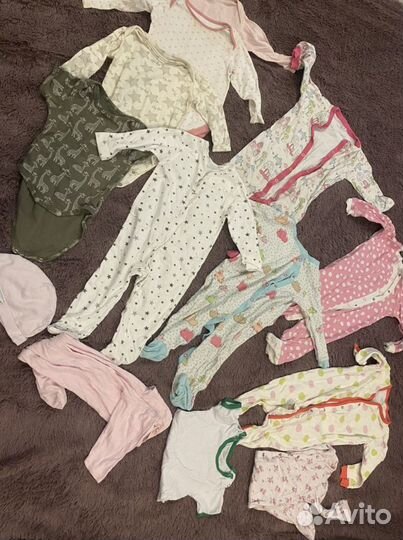Вещи для малыша 0-6 мес-12 мес