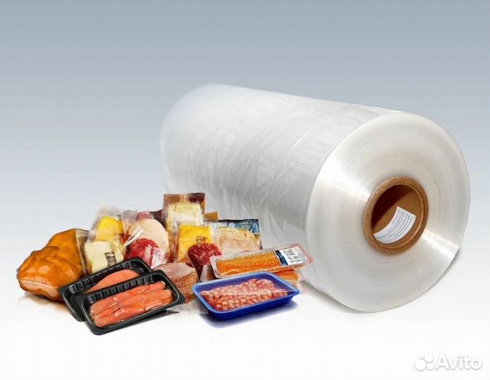 Пленка термоуcадочная пoлиолeфиновая