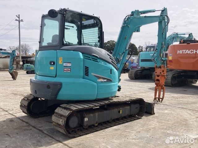 Мини-экскаватор Kobelco SK55SR(Cab), 2016