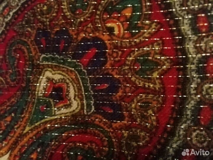 Платок с люрексом. Винтаж