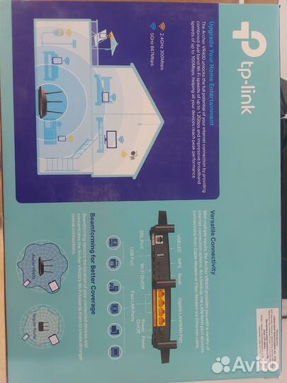 Adsl модем роутер TP Link Archer VR400
