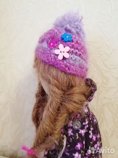 Текстильная интерьерная кукла ручной работы