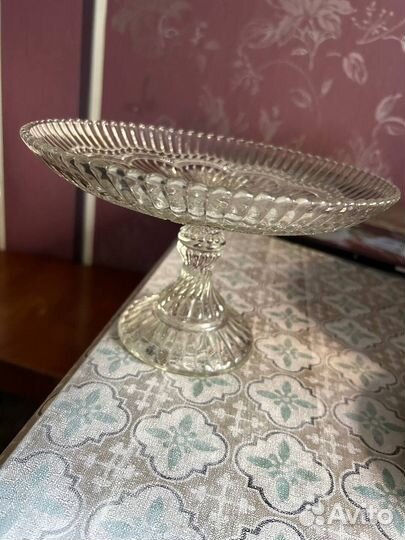 Ваза для фруктов на ножке до СССР