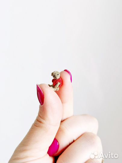 Миниатюрный мишка тедди крючком, амигуруми