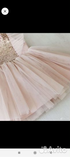 Платье на годик для двойни