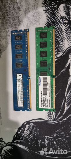 Плашки на 8 и 4 gb