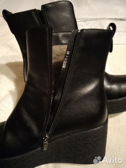 Полусапожки. женские зимние ботинки на танкетке