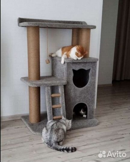 Домики для кошек. Когтеточки Барс