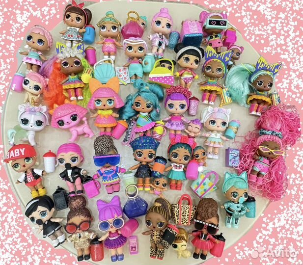 Куклы лол оригинальные с волосами,без