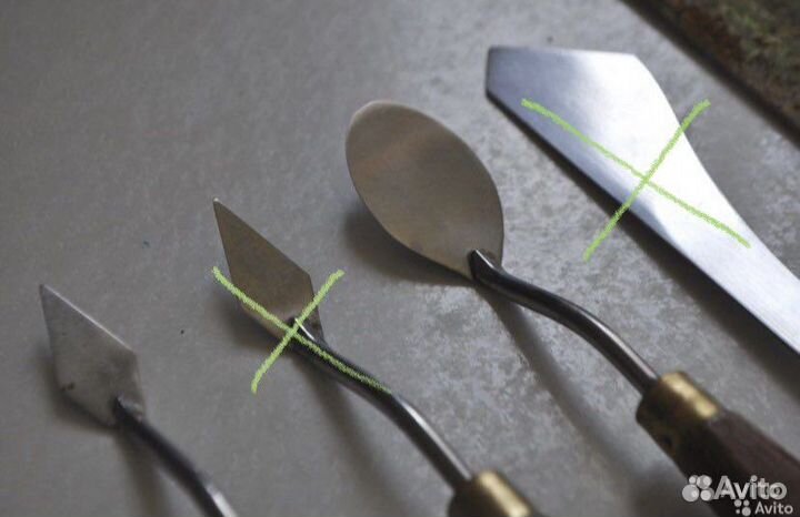 Комплект мастихины для рисования 2 шт