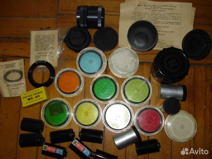 Светофильтры 49 х 0,75, СССР