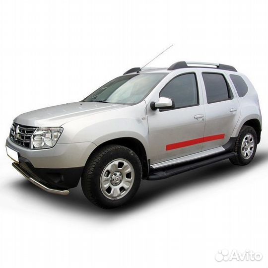 Пороги алюминиевые Renault duster