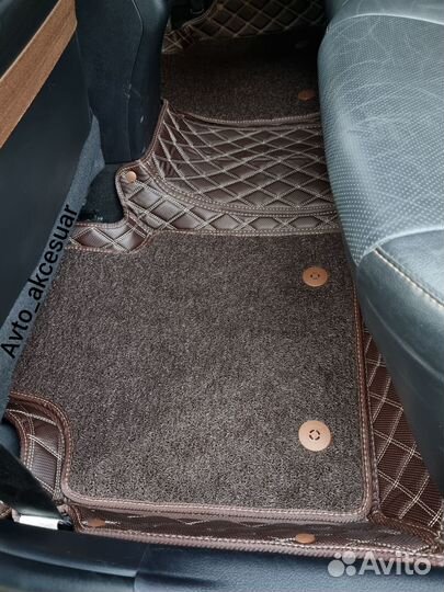 3Д Коврики Тойота Камри 50 55 70 - Рав 4 Коричнев
