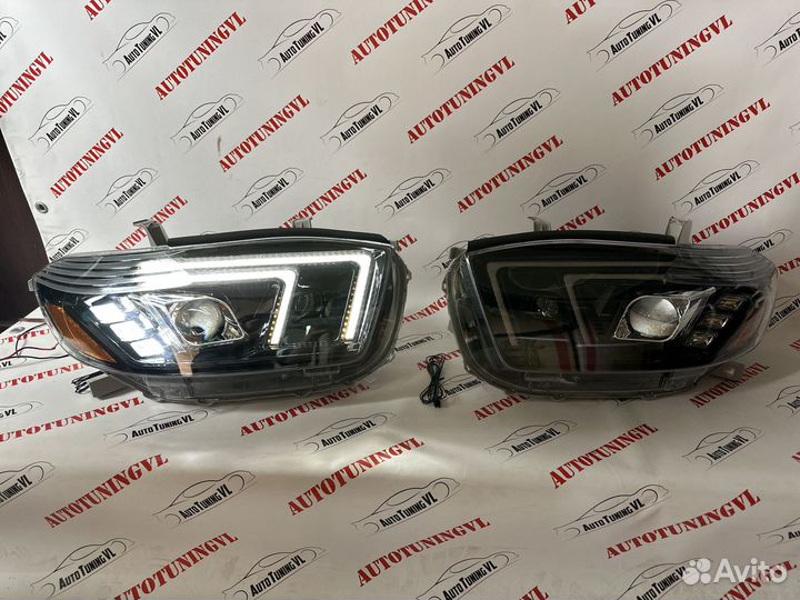 Фары на Toyota Highlander (2008-2010 год)