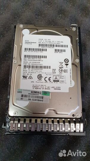Жесткий диск серверный SAS HP 300Гб 875217-001