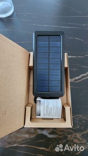 Беспроводная солнечная зарядка Qi: 80000 mAh