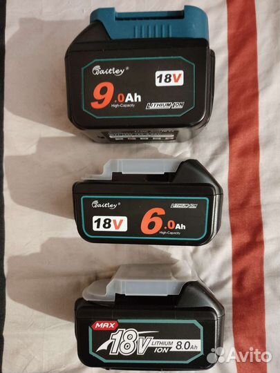 Акб Макита 18 в. 6 а.ч.,9 а.ч