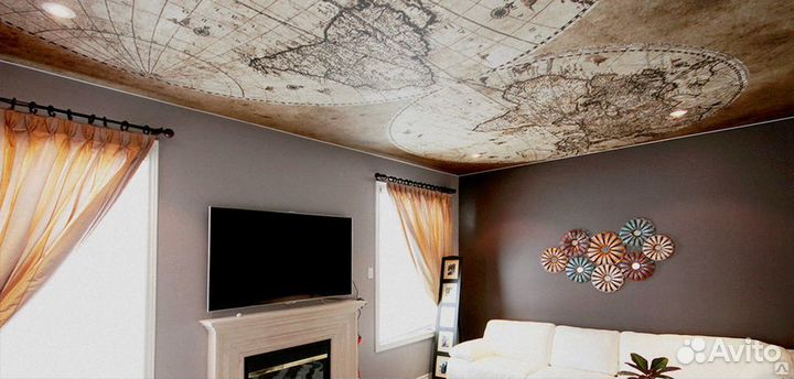 Натяжные потолки