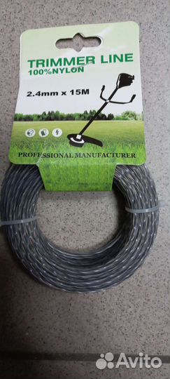 Леска для бензокос витой квадрат с жилой