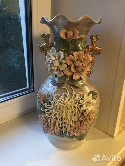 Ваза для цветов керамика