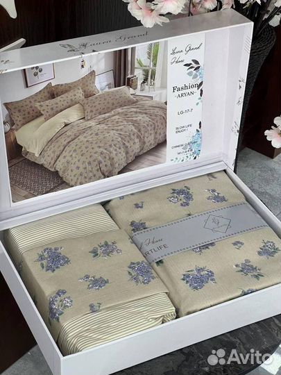 Белье постельное сатин евро