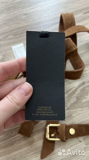 Ремень женский натуральная замша Италия