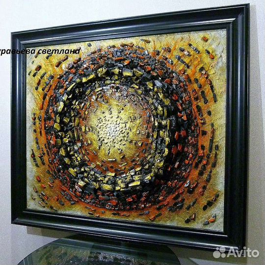 Картина-коллаж из природного материала