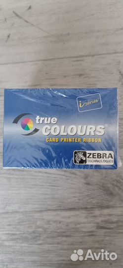 Полноцветная лента Zebra ymcko на 200 отпечатков