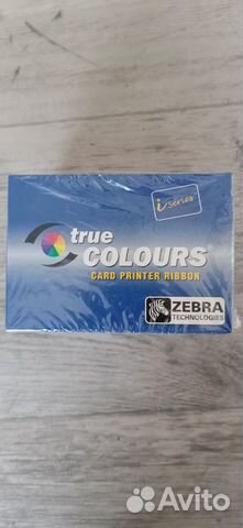 Полноцветная лента Zebra ymcko на 200 отпечатков
