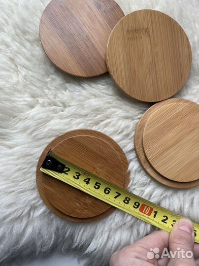 Деревянные крышки для кружек и стаканов
