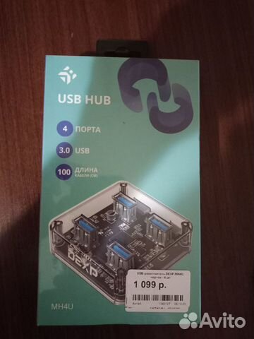 USB-разветвитель dexp MH4U