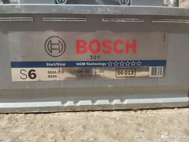 Автомобильный аккумулятор Bosch s6