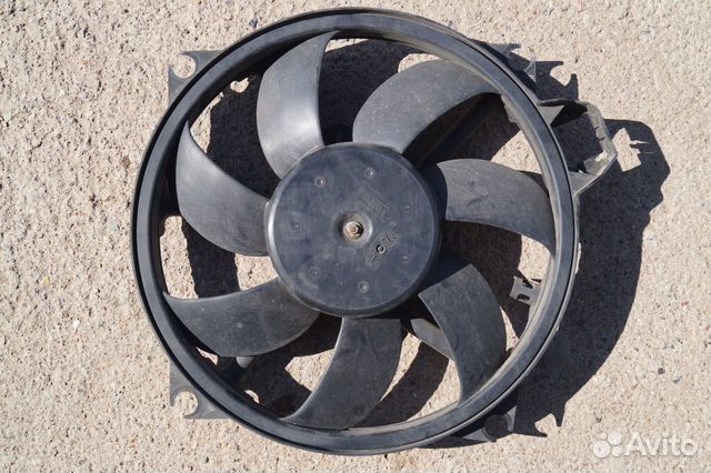 Вентилятор радиатора охлаждения Меган 3, Флюенс